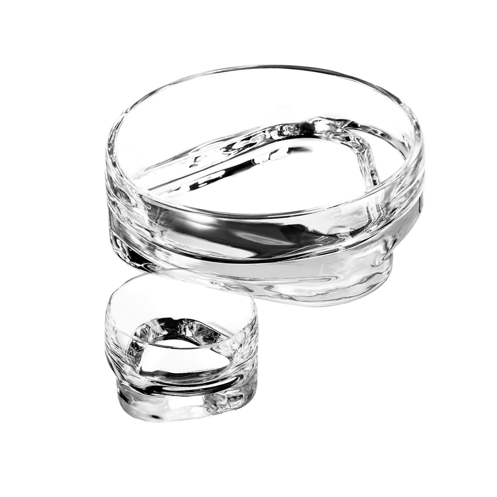 Arnolfo di Cambio Set of 2 Pitagora Dessert Bowls - Designed by Marco Zanuso