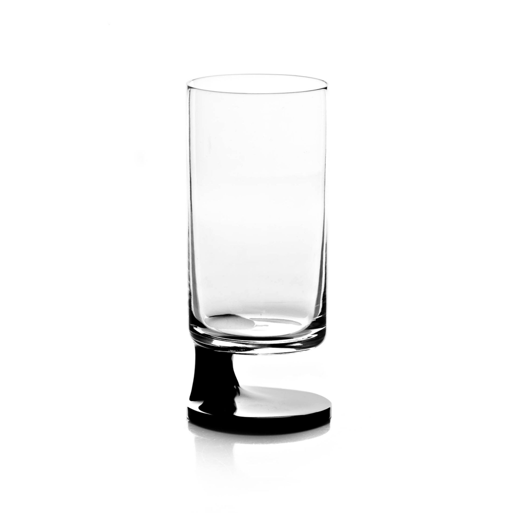 Arnolfo di Cambio Smoke Black Beverage Glass Set -  Designed by Joe Colombo