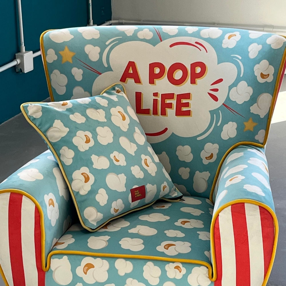 The Pop Label A Pop Life Pillow 45x45 cm