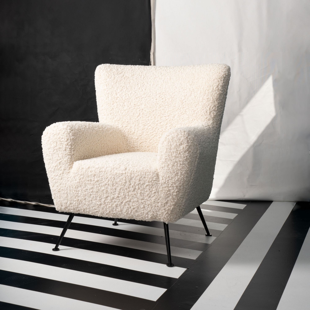 The Pop Label Dolly White Armchair