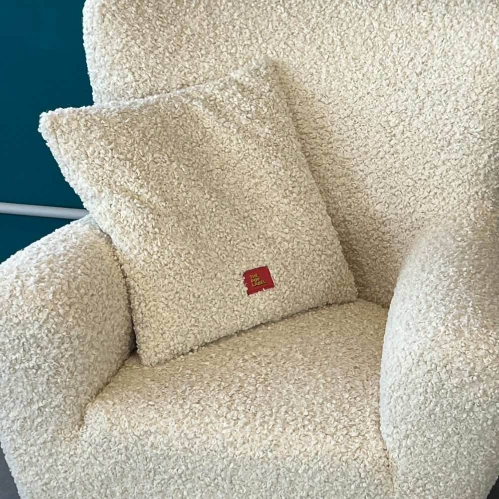 The Pop Label Dolly White Armchair
