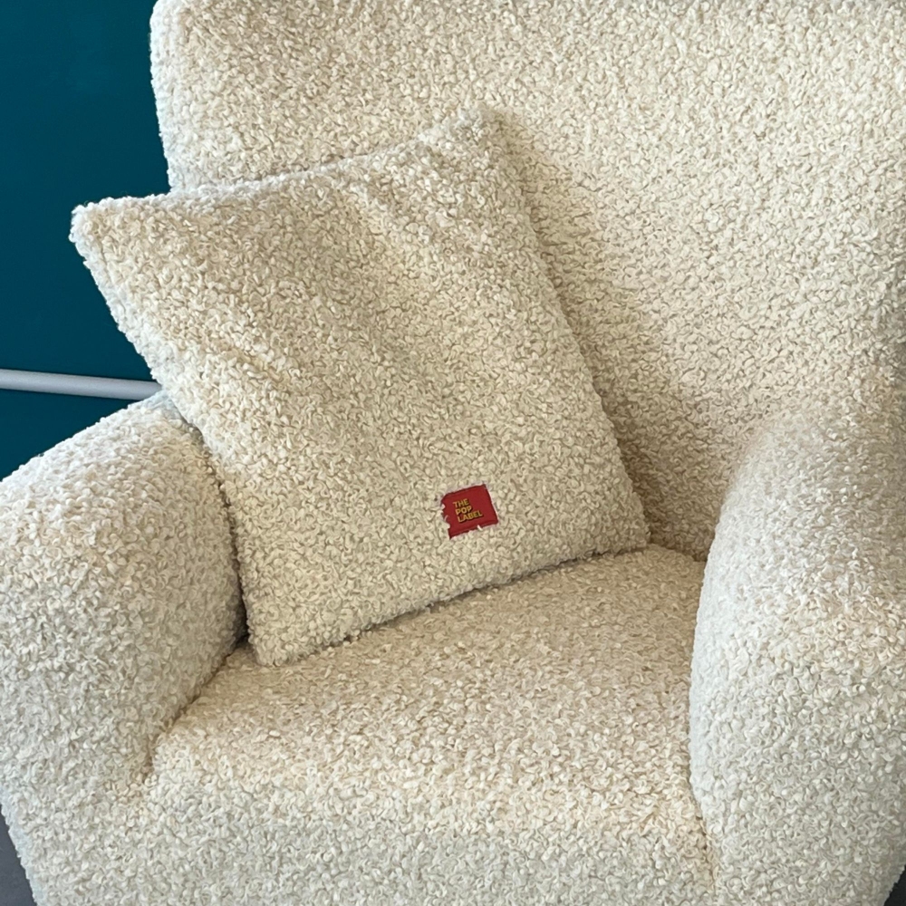 The Pop Label Cuscino Dolly White 50x50 cm