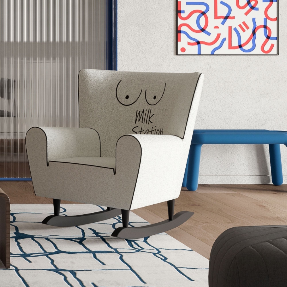 The Pop Label Milk Station Armchair