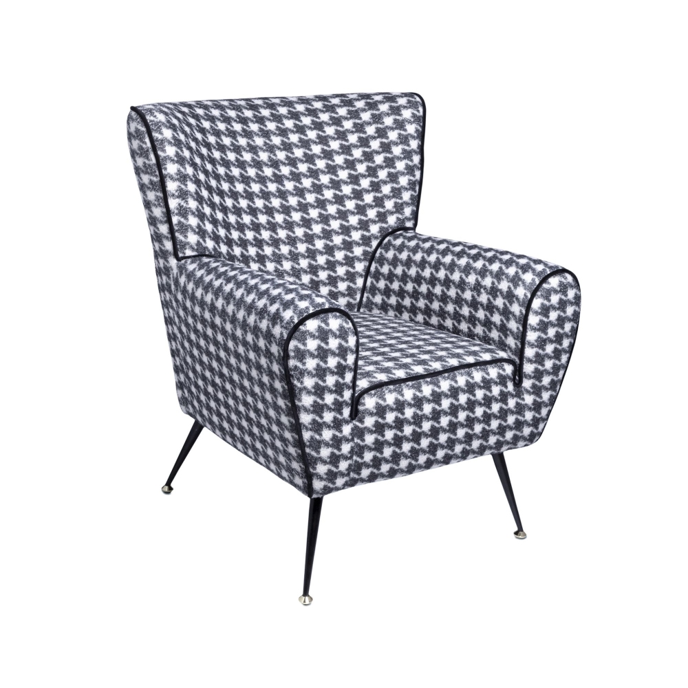 The Pop Label Poltrona Pied De Poule...