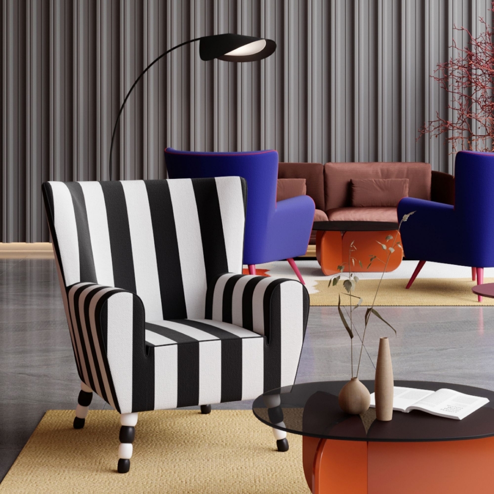 The Pop Label Poltrona Stripes