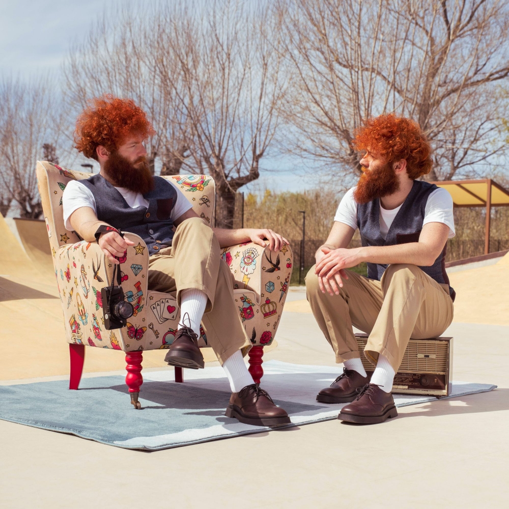 The Pop Label Tattoo Armchair