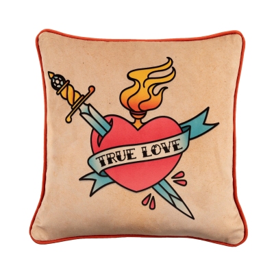 The Pop Label Tattoo Pillow...