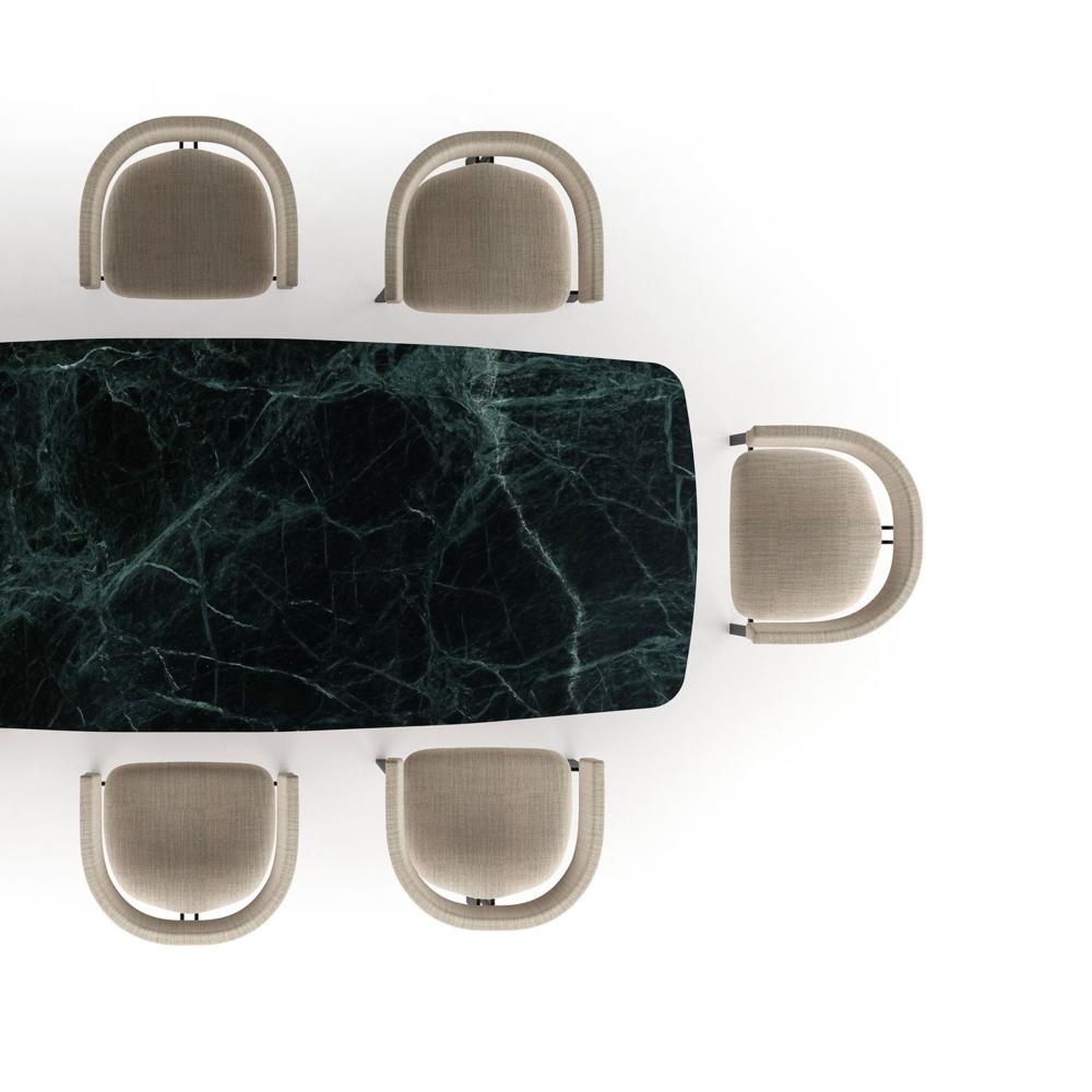 Milano 1964 Tavolo rettangolare a botte Bellagio 270x105x74.5h cm