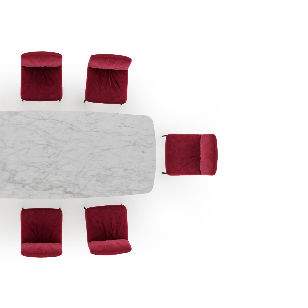 Milano 1964 Cernobbio Barrel-shaped Rectangular Table 270x105x75h cm