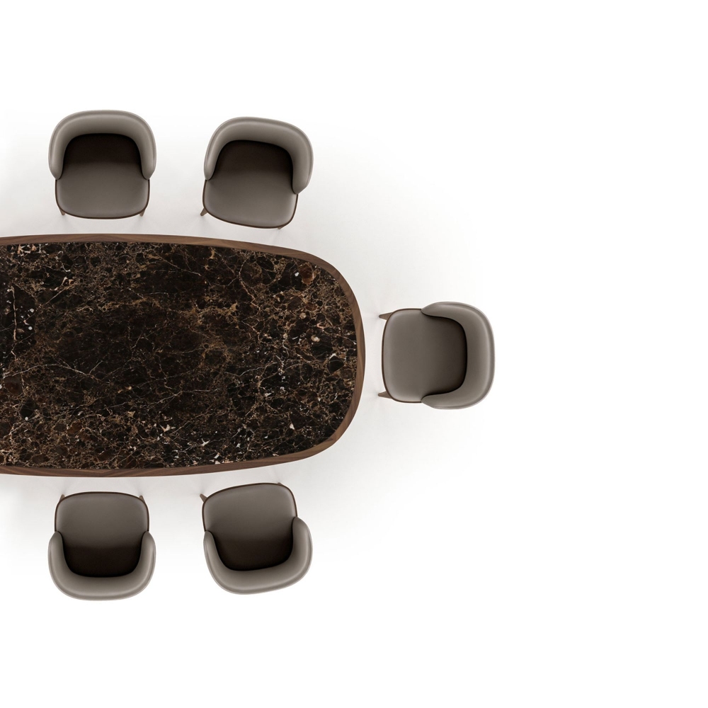 Milano 1964 Como Barrel-shaped Rectangular Table 270x125x75h cm