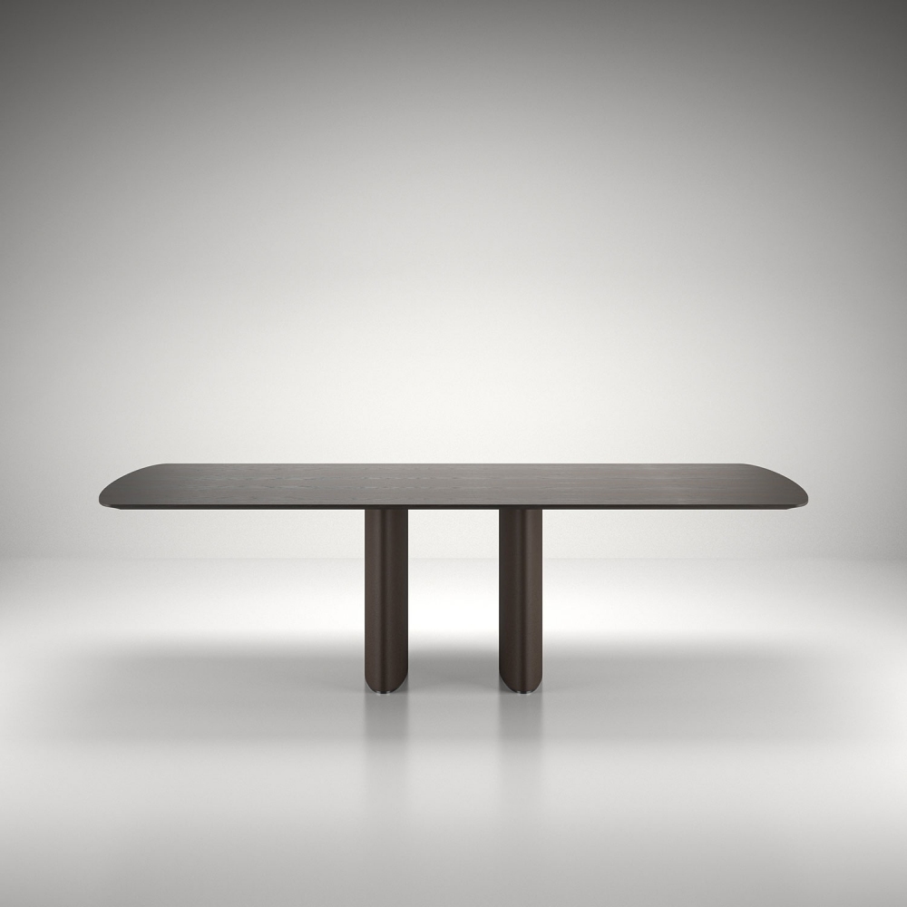 Milano 1964 Varenna Barrel-shaped Rectangular Table 200x105x75h cm