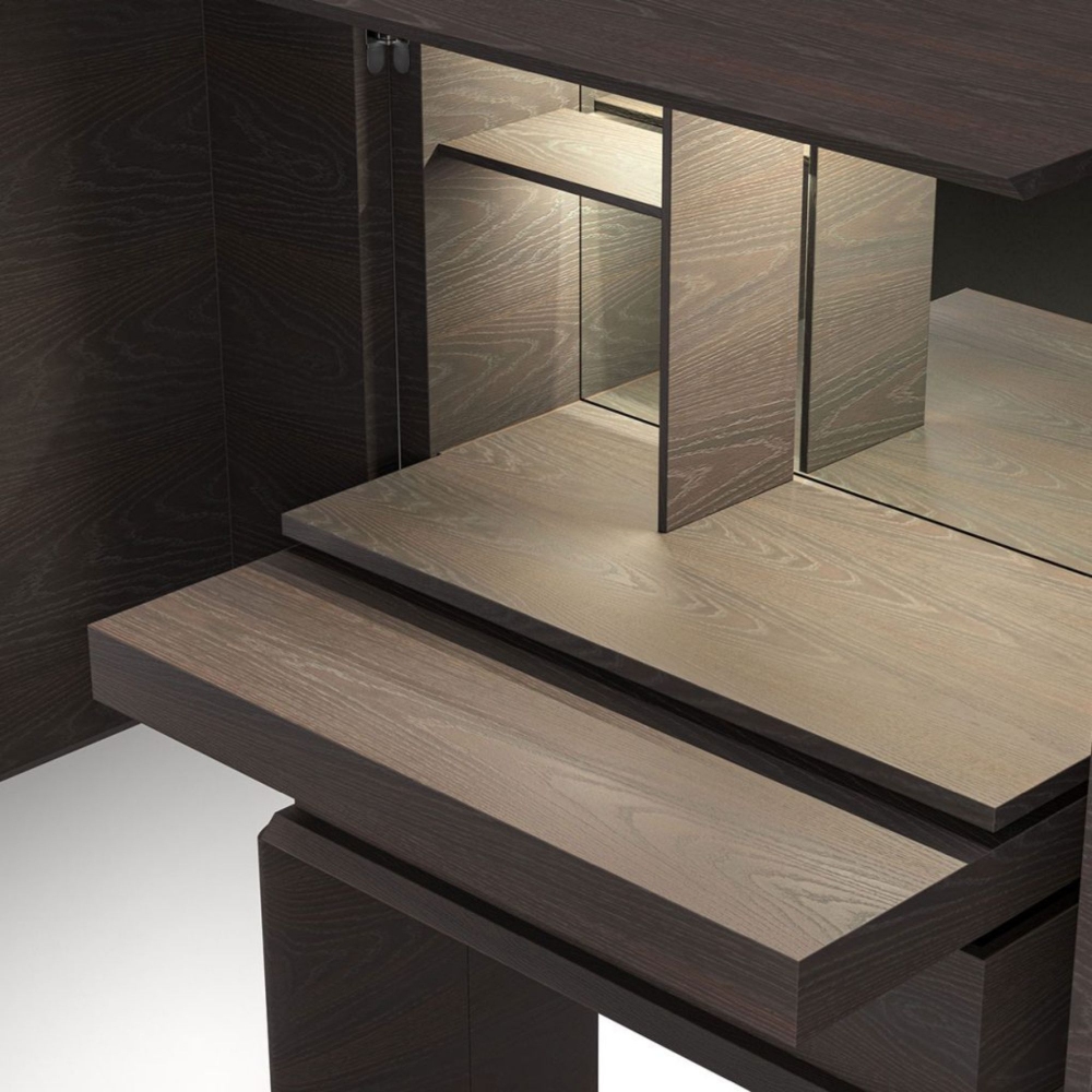 Milano 1964 Varenna Sideboard with drop-front door 248x45x75h cm