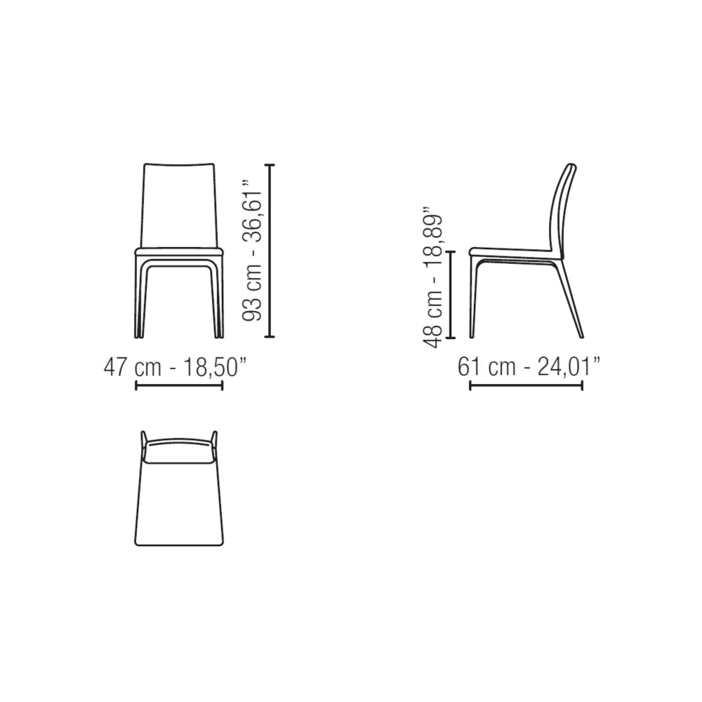 Milano 1964 Abbadia Chair