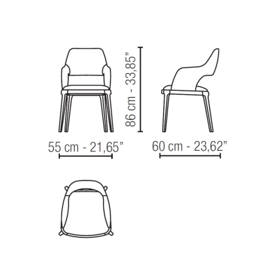 Milano 1964 Argegno Chair 2