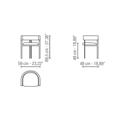 Milano 1964 Bellagio Chair 2