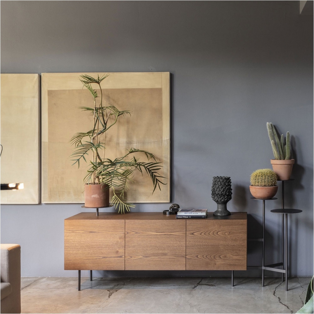 Mogg Ikebana Sideboard - Right metal frame