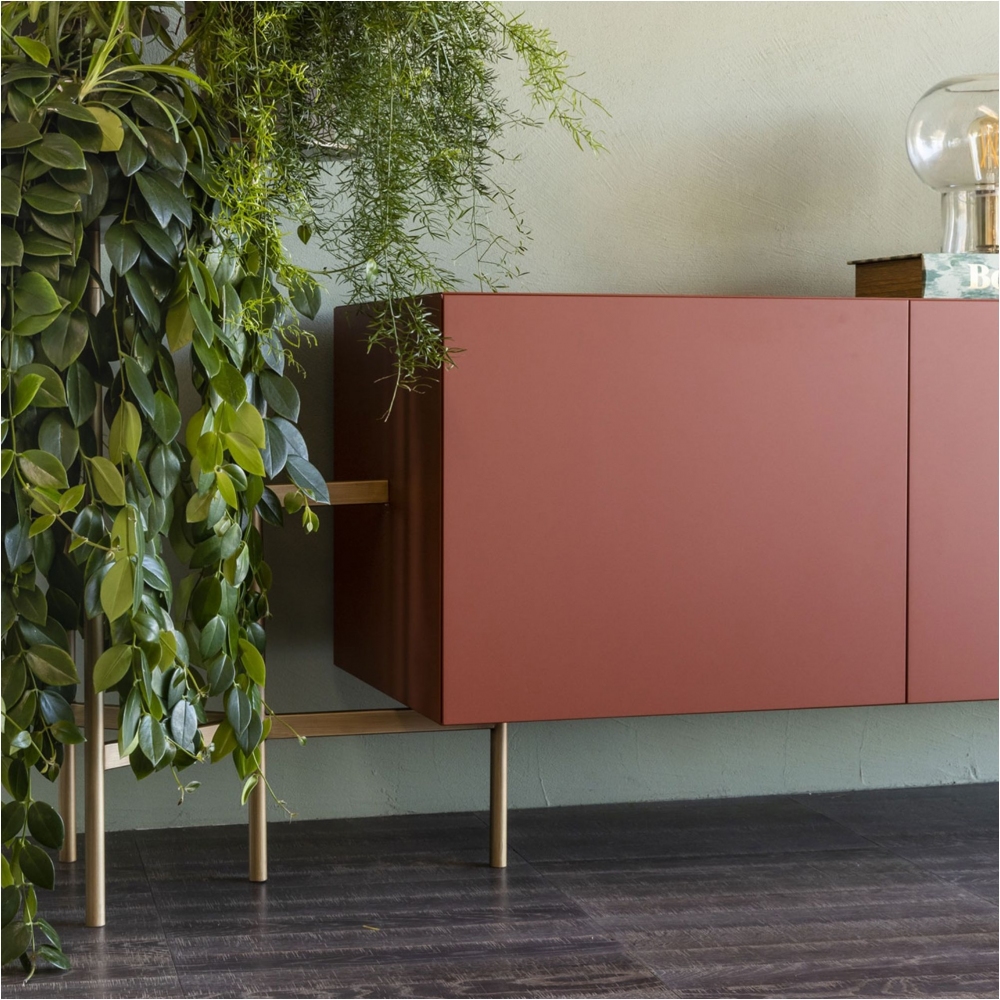 Mogg Credenza Ikebana - Telaio in metallo a destra