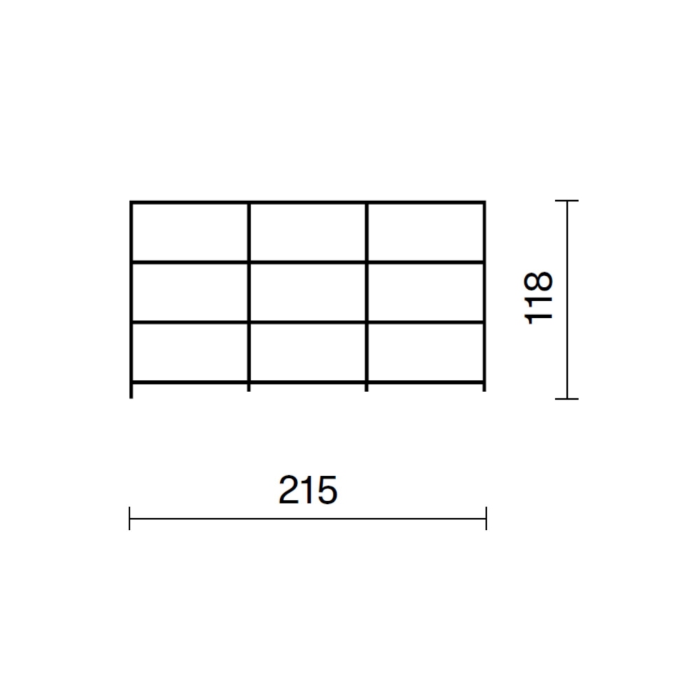Restart Milano Libreria in metallo FRM03
