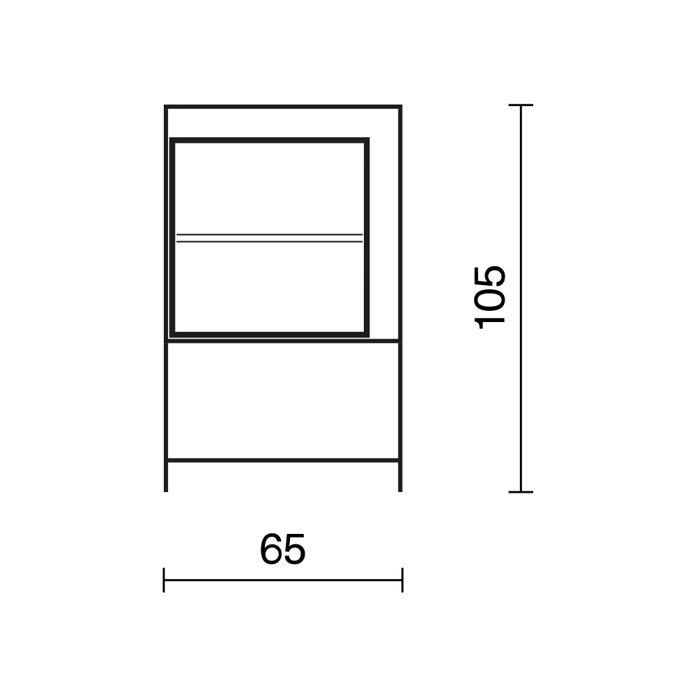 Restart Milano FRM04 Bookshelf with internal box