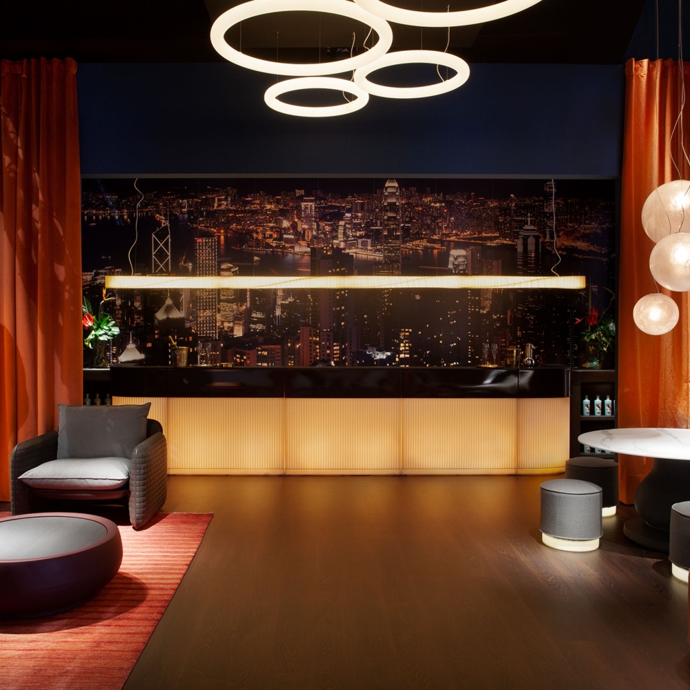 Slide Bancone bar luminoso Cordiale LED bianco luce fredda (4000 K)