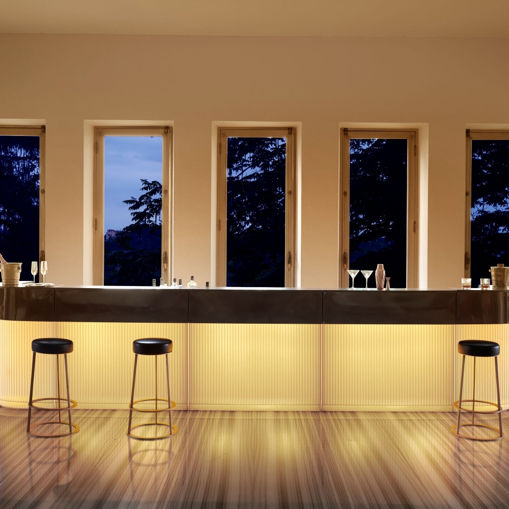 Slide Bancone bar luminoso Cordiale LED bianco luce fredda (4000 K)