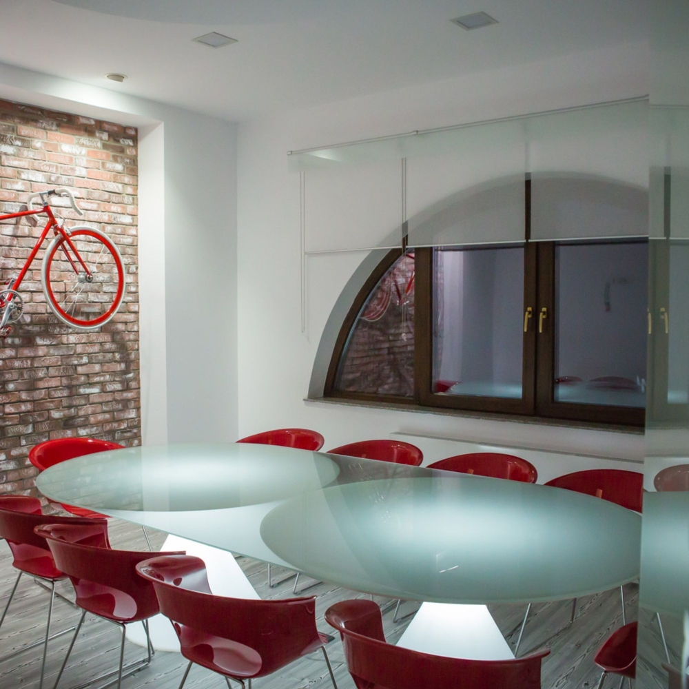 Slide Tavolo luminoso Ed II 280x140x72h cm