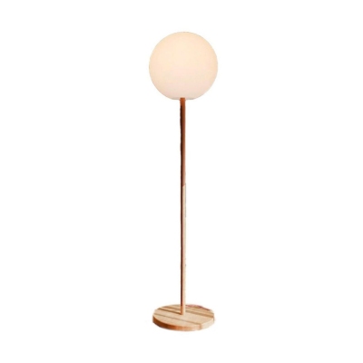 Slide Globo Wood Floor Lamp...