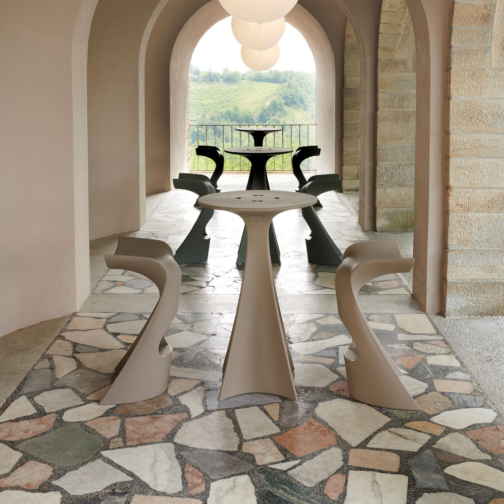 Slide Tavolo alto Jet Ø62x100h cm