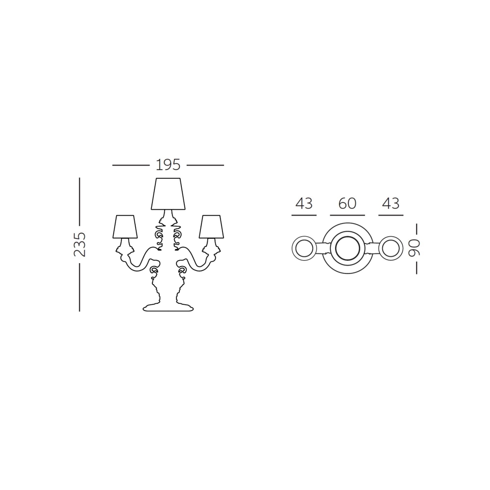 Slide King of Love Floor Lamp