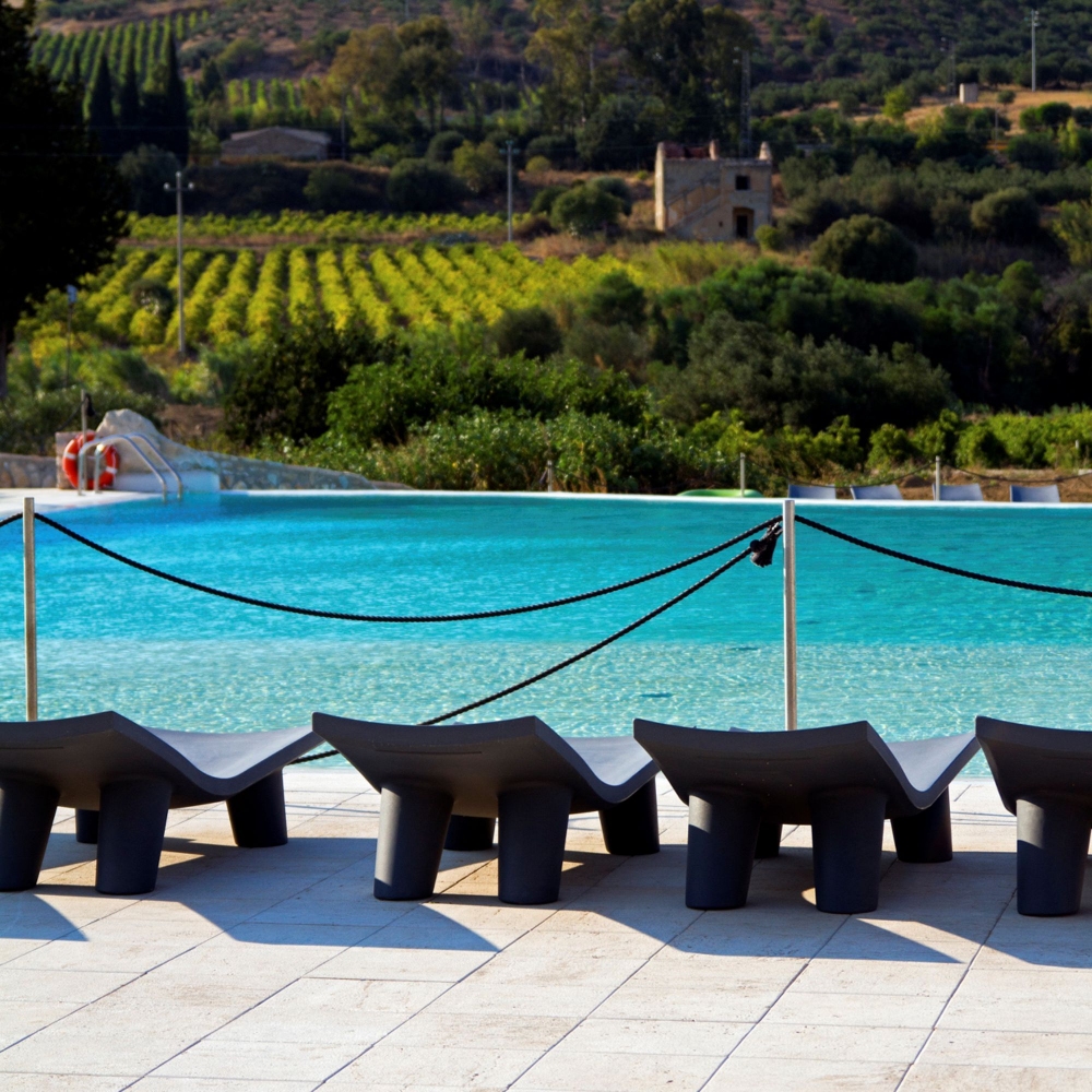 Slide Chaise Longue Outdoor Low Lita