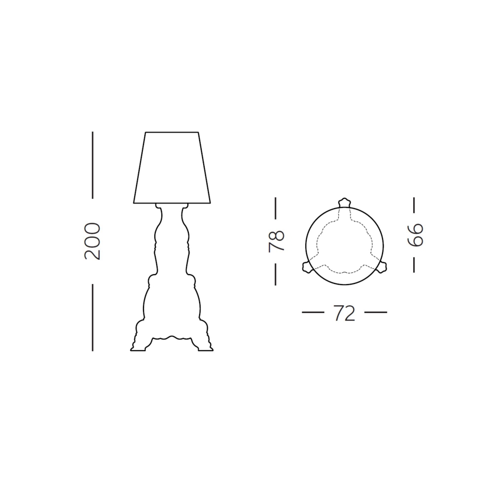 Slide Madame of Love Floor Lamp