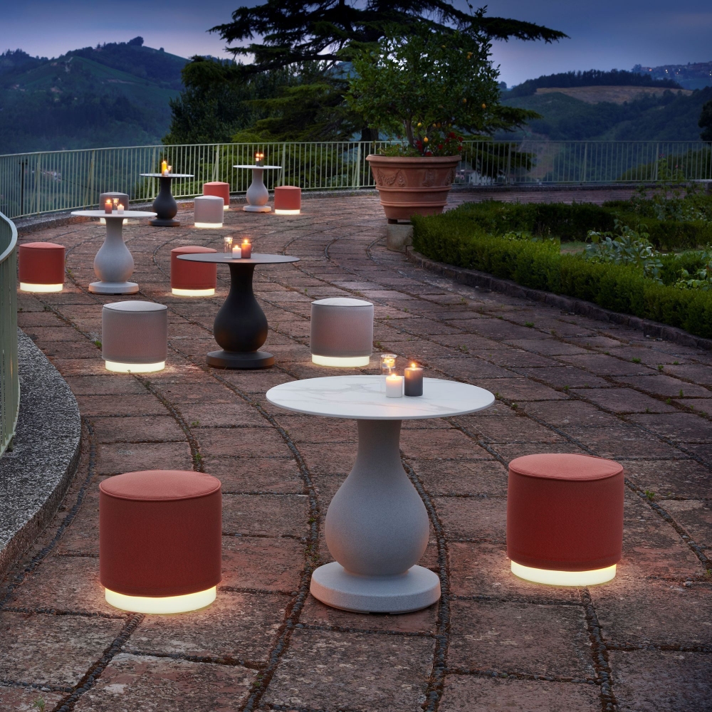 Slide Pouf luminoso outdoor Mara