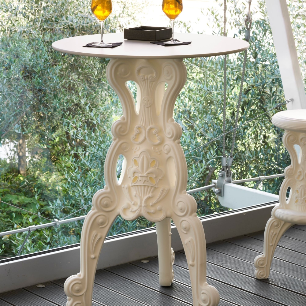 Slide Master of Love Outdoor Table - Round Top Ø79 cm