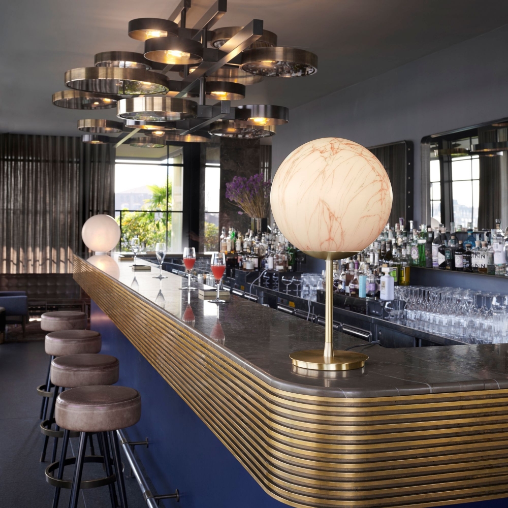 Slide Mineral Stand Table Lamp H 75 cm