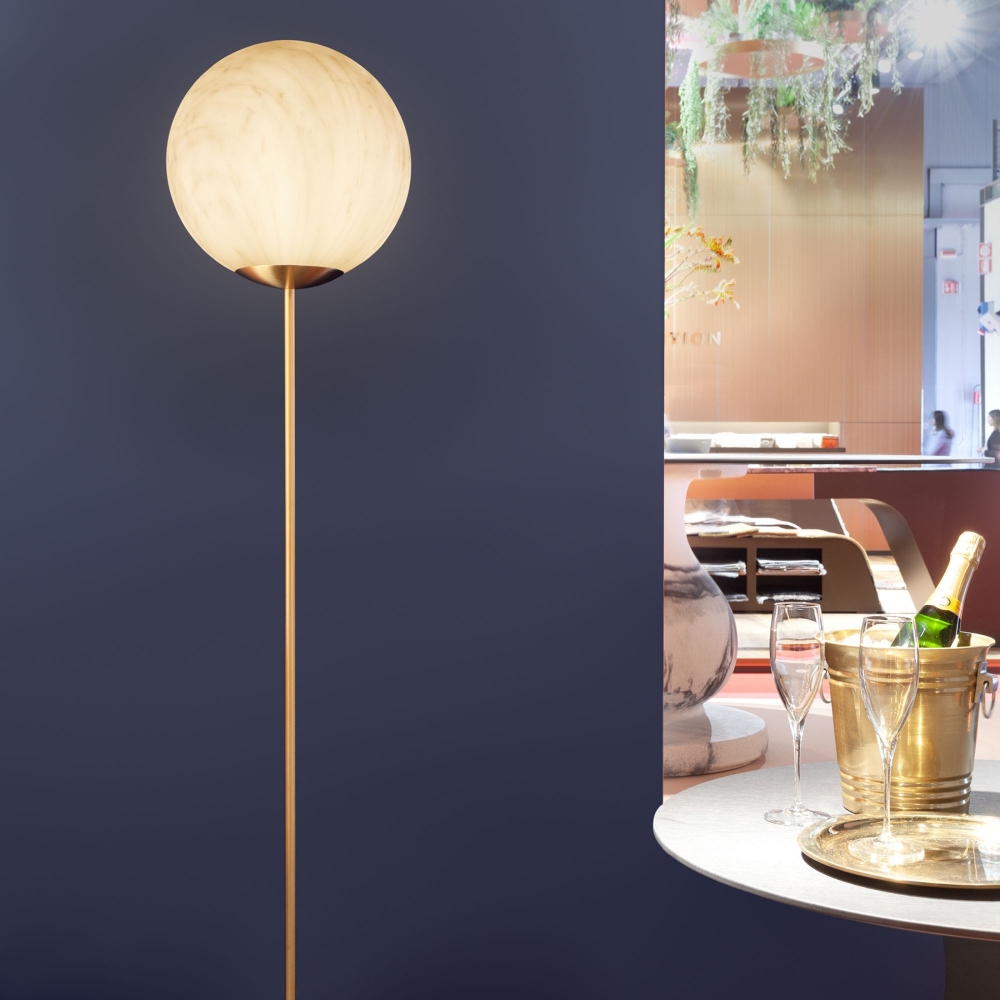 Slide Mineral Stand Floor Lamp H 175 cm