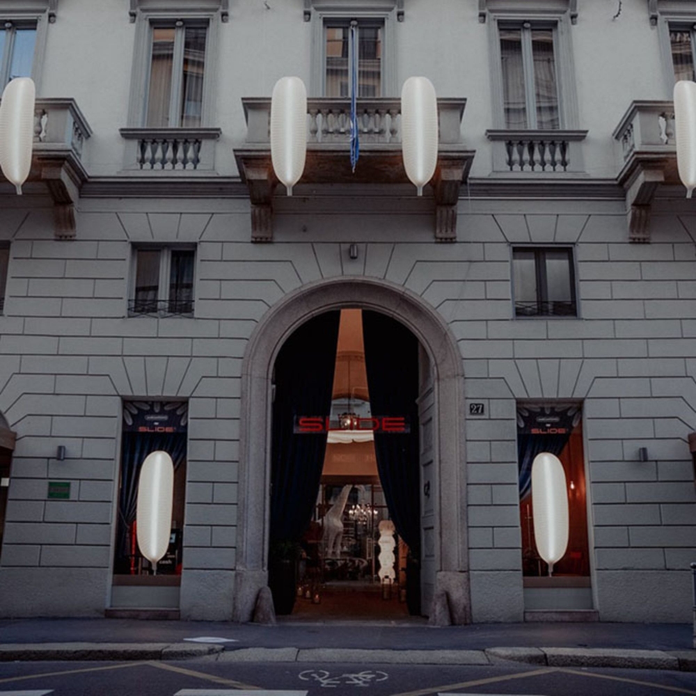 Slide Lampada da terra Banana Leaf Standing