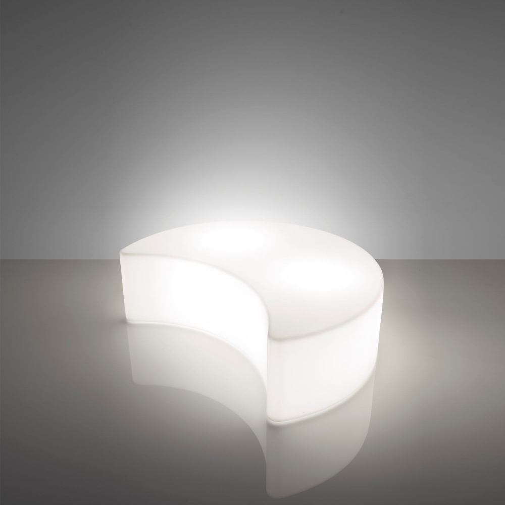 Slide Moon illuminated Pouf