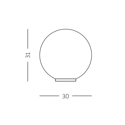 Slide Murano Table Lamp Ø30 cm 2