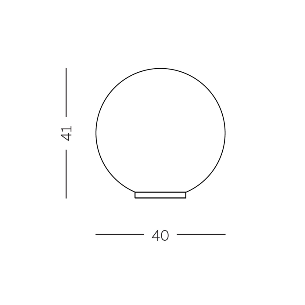 Slide Murano Table Lamp Ø40 cm
