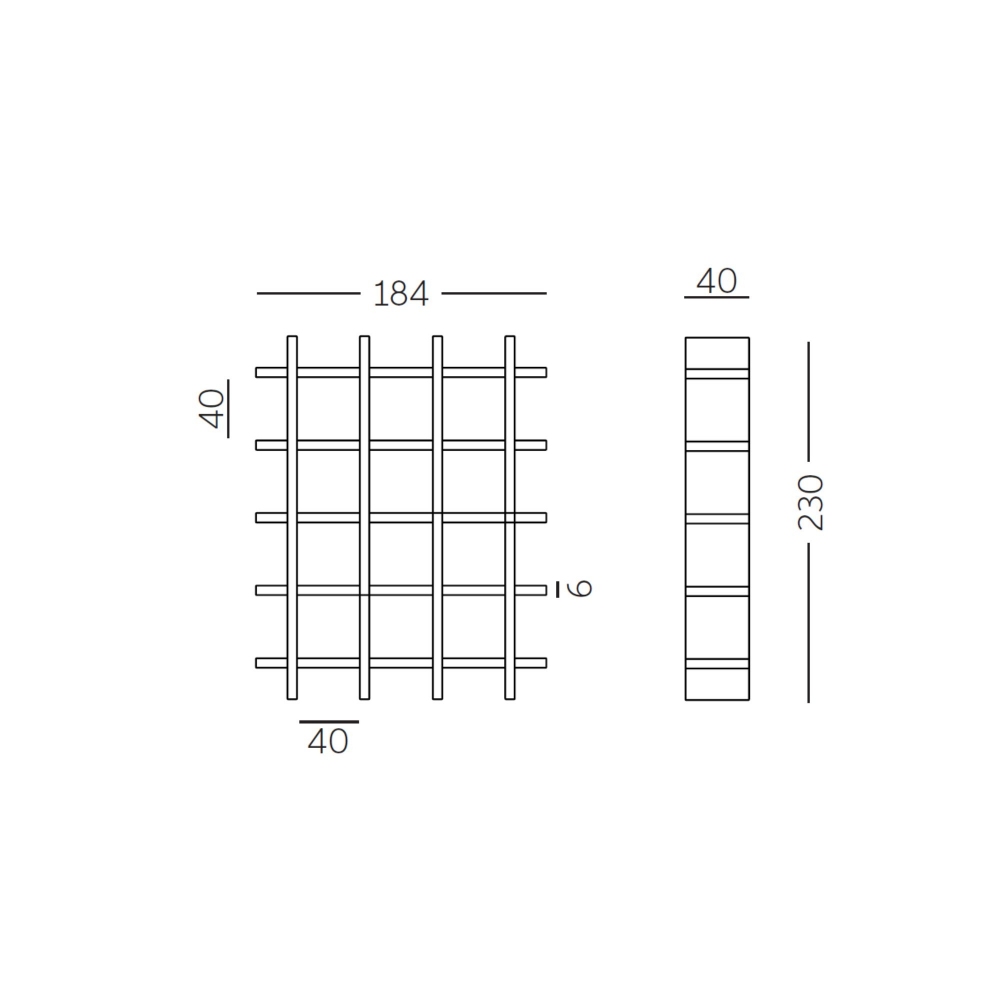 Slide Mybook 4x5 Modular Bookshelf