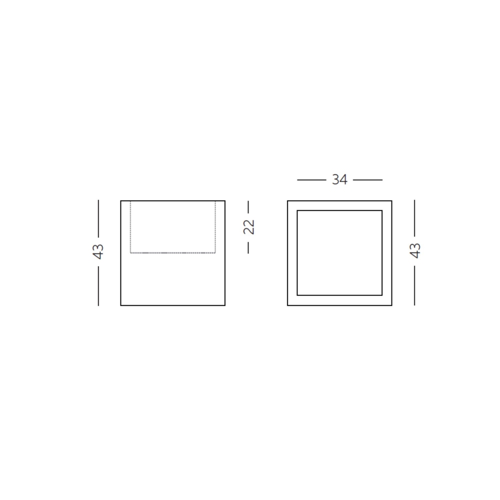 Slide Espositore modulare Open Cube 45