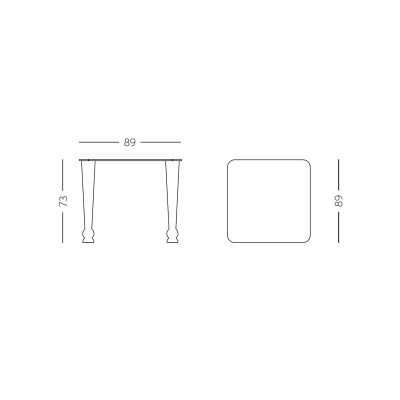 Slide Osvaldo Square Table... 2