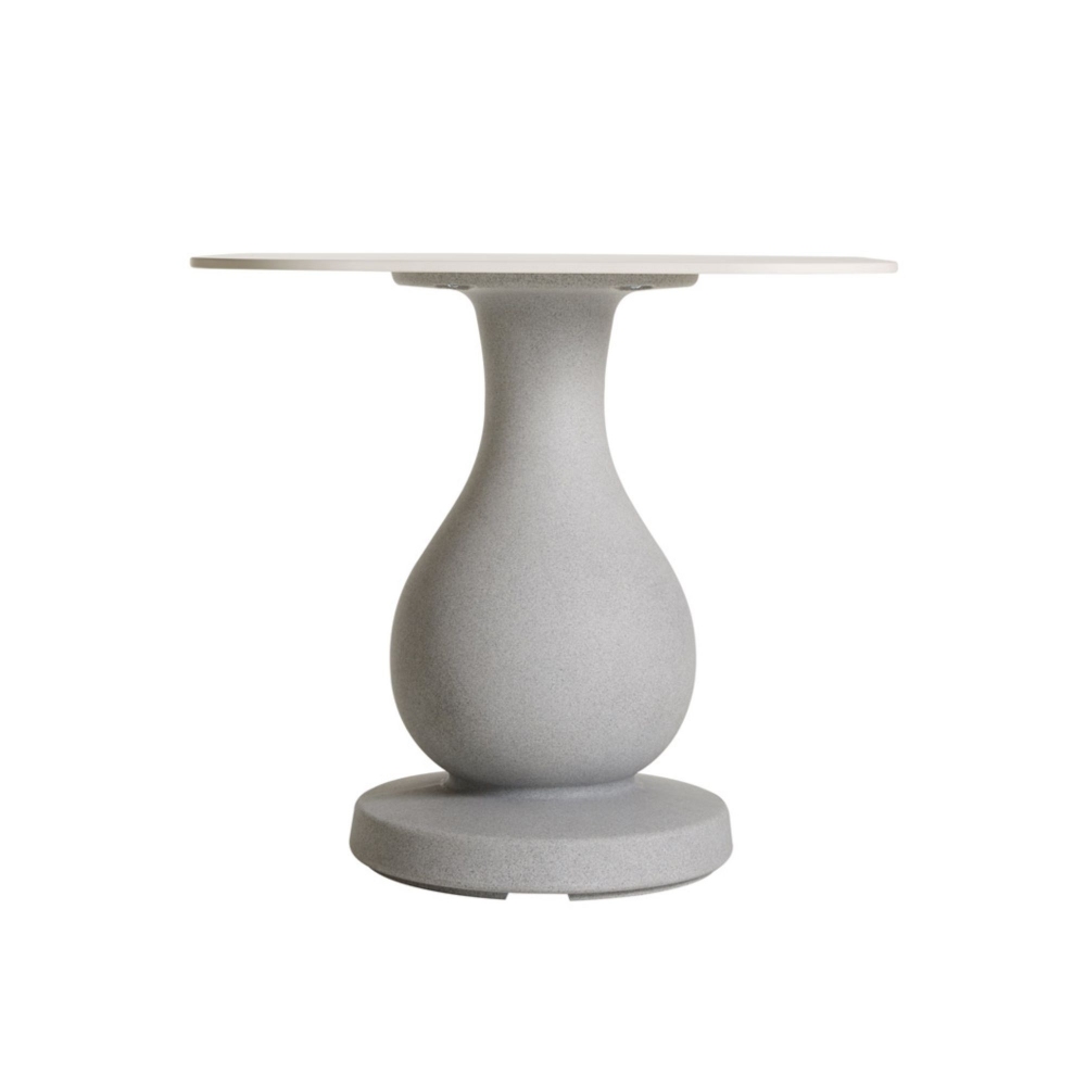 Slide Tavolo outdoor Ottocento Medium Ø80x71h cm - Piano tondo in HPL