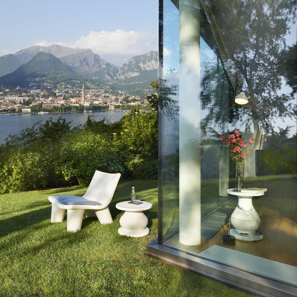 Slide Tavolino basso outdoor Ottocento Mini Medium Ø35x45h cm