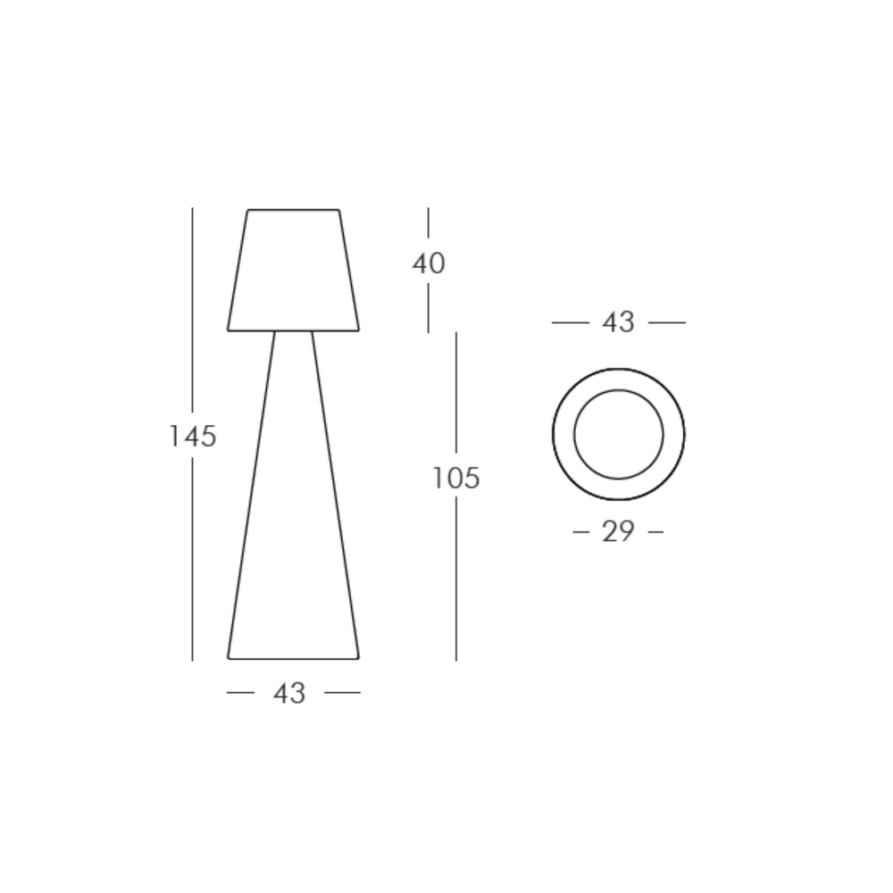 Slide Pivot Small Floor Lamp