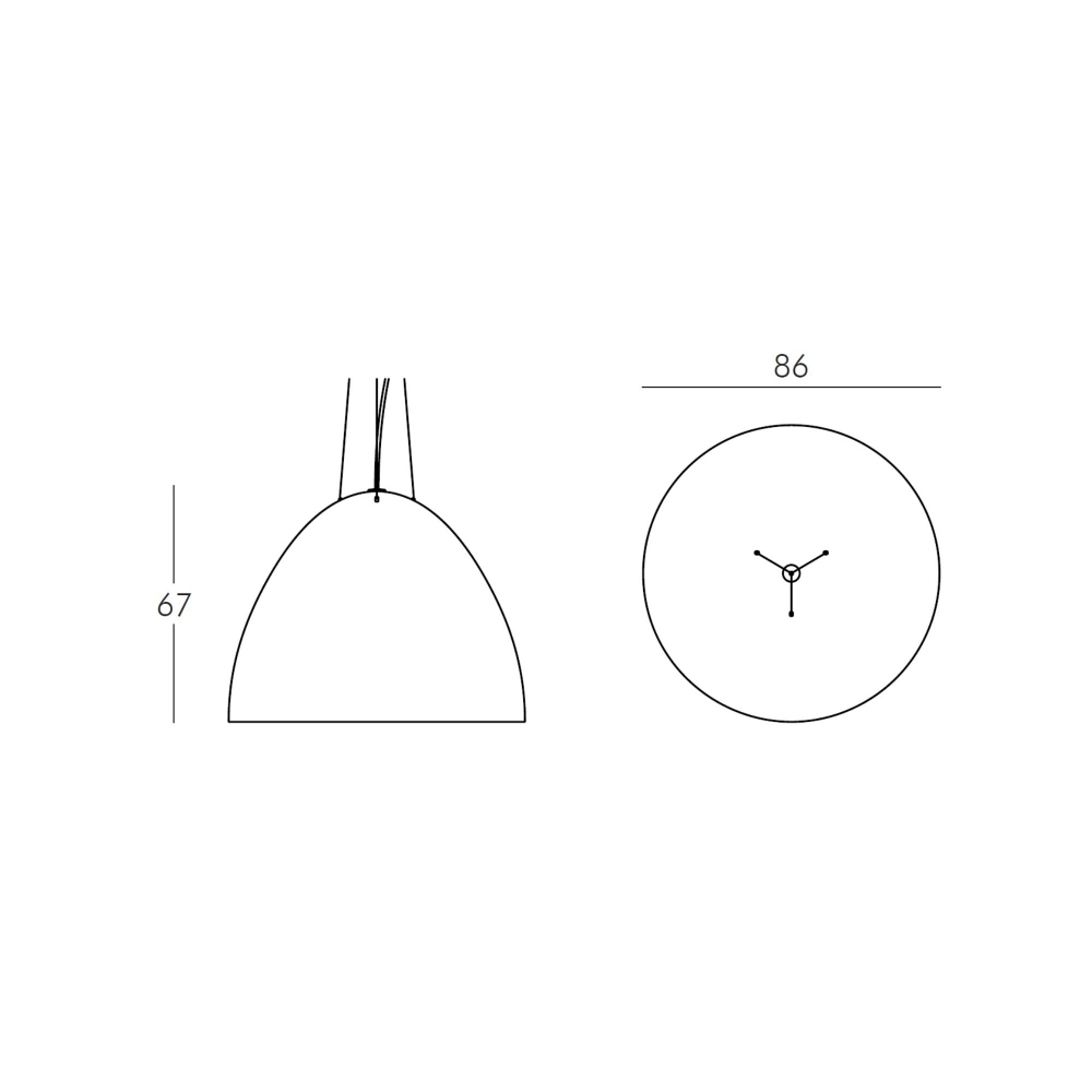 Slide Lampada a sospensione Plume