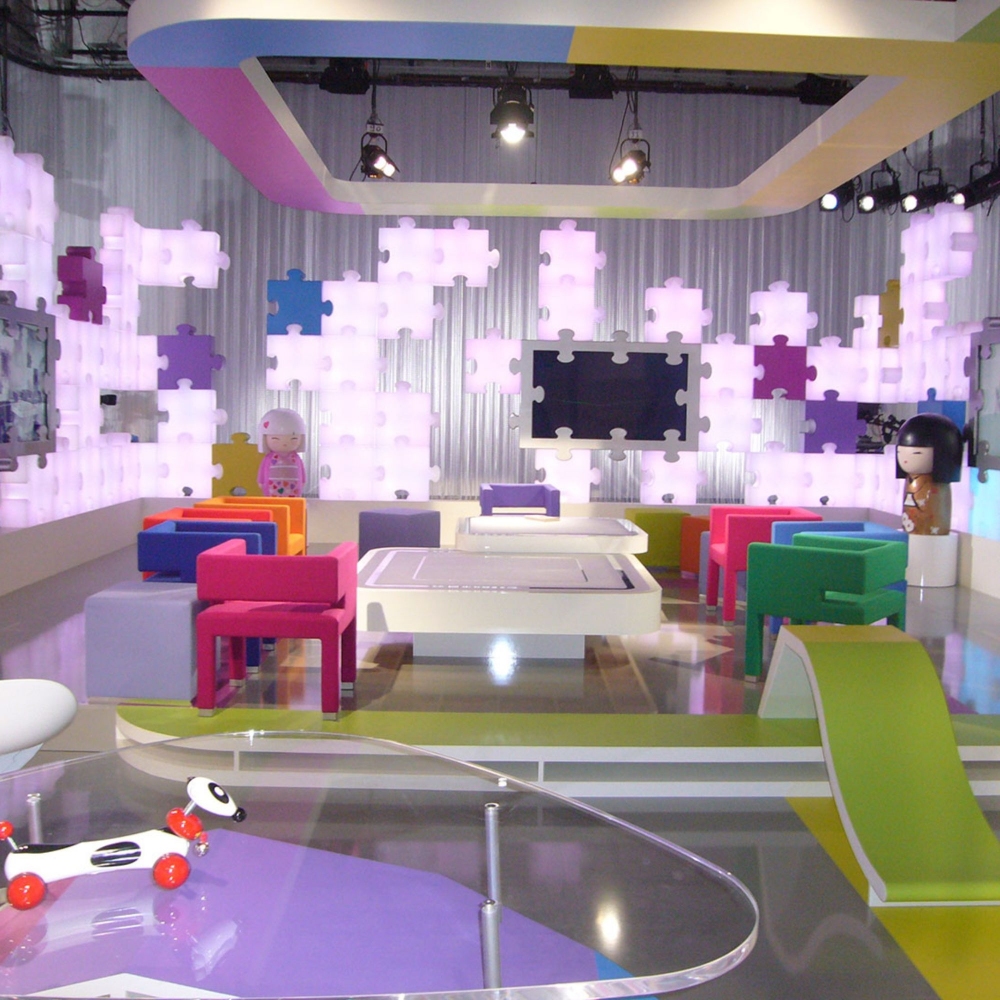 Slide Puzzle Floor Lamp