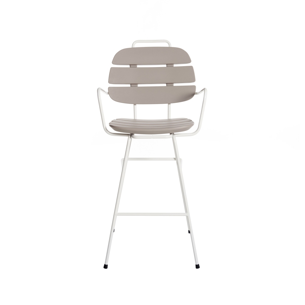 Slide Ribs Up High Outdoor Stool