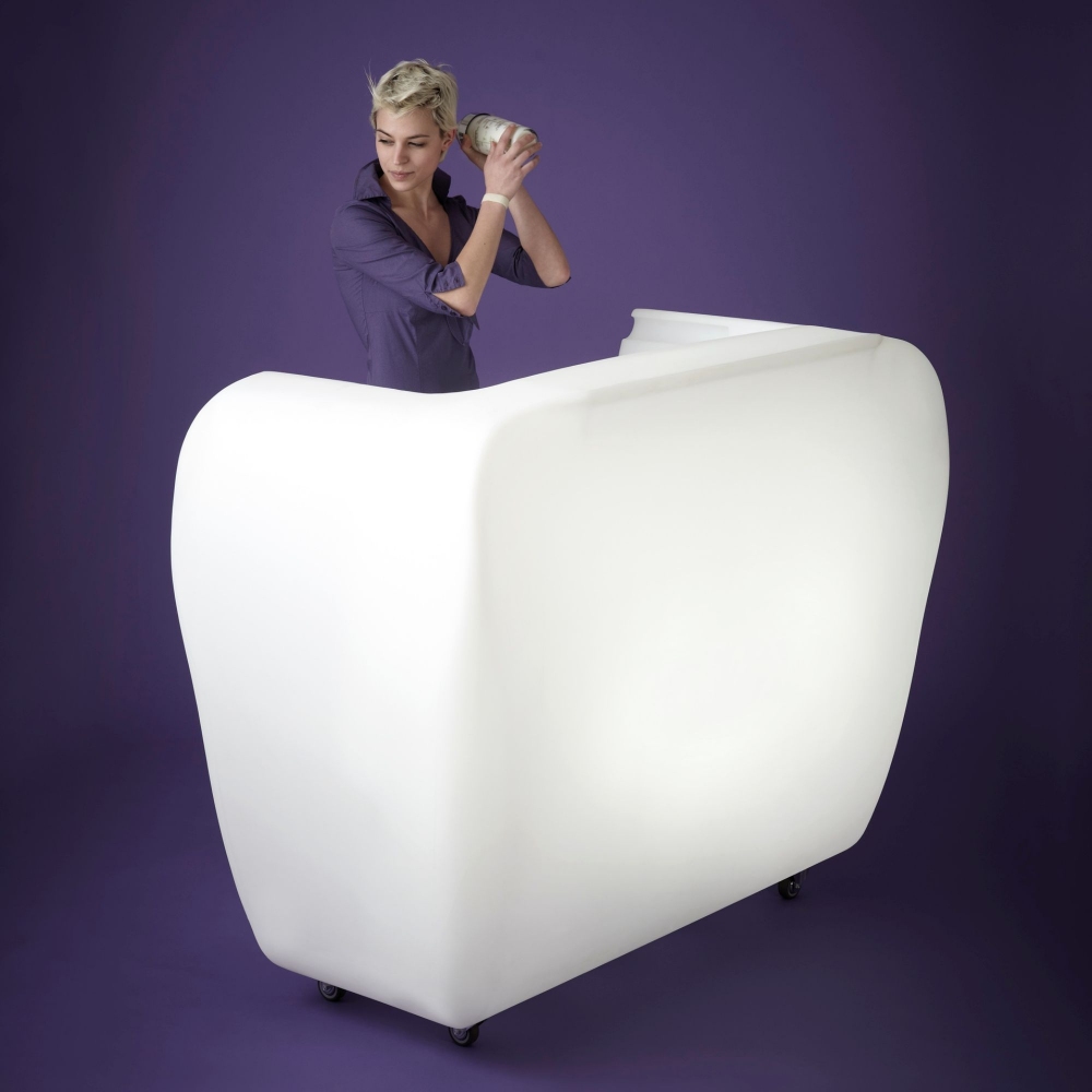 Slide Bancone Bar luminoso outdoor Roller Bar