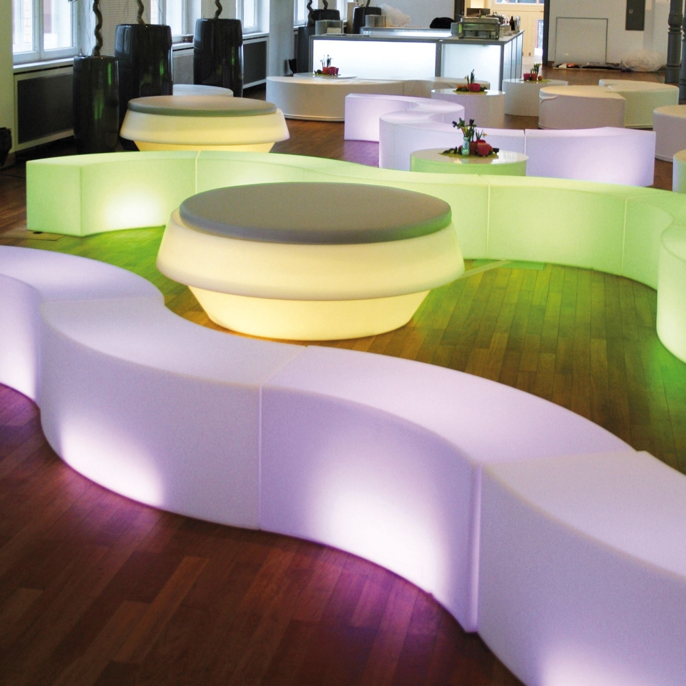 Slide Seduta modulare luminosa Snake